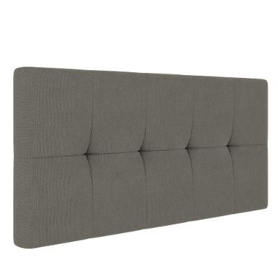 Cabeceira Painel Nina Para Cama Box Casal 140 Cm Linho Cor A26 Grafite