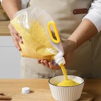 Kit 5 Sacos Reutilizáveis 1500ml Para Armazenamento De Alimentos, Grãos E Líquidos - 2