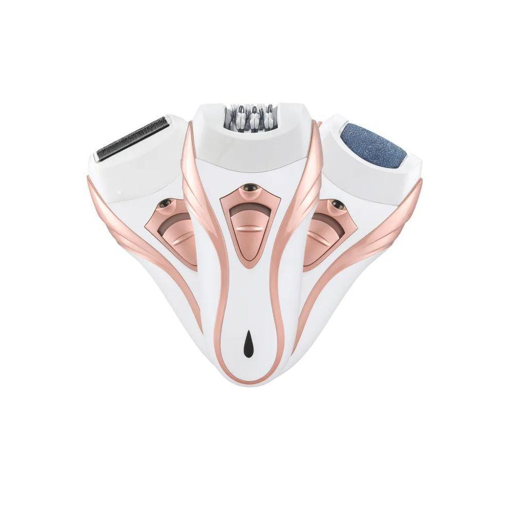 Depilador Elétrico 3 Em 1 Depilação, Aparador E Removedor De Calos Em Um Só Aparelho - 3