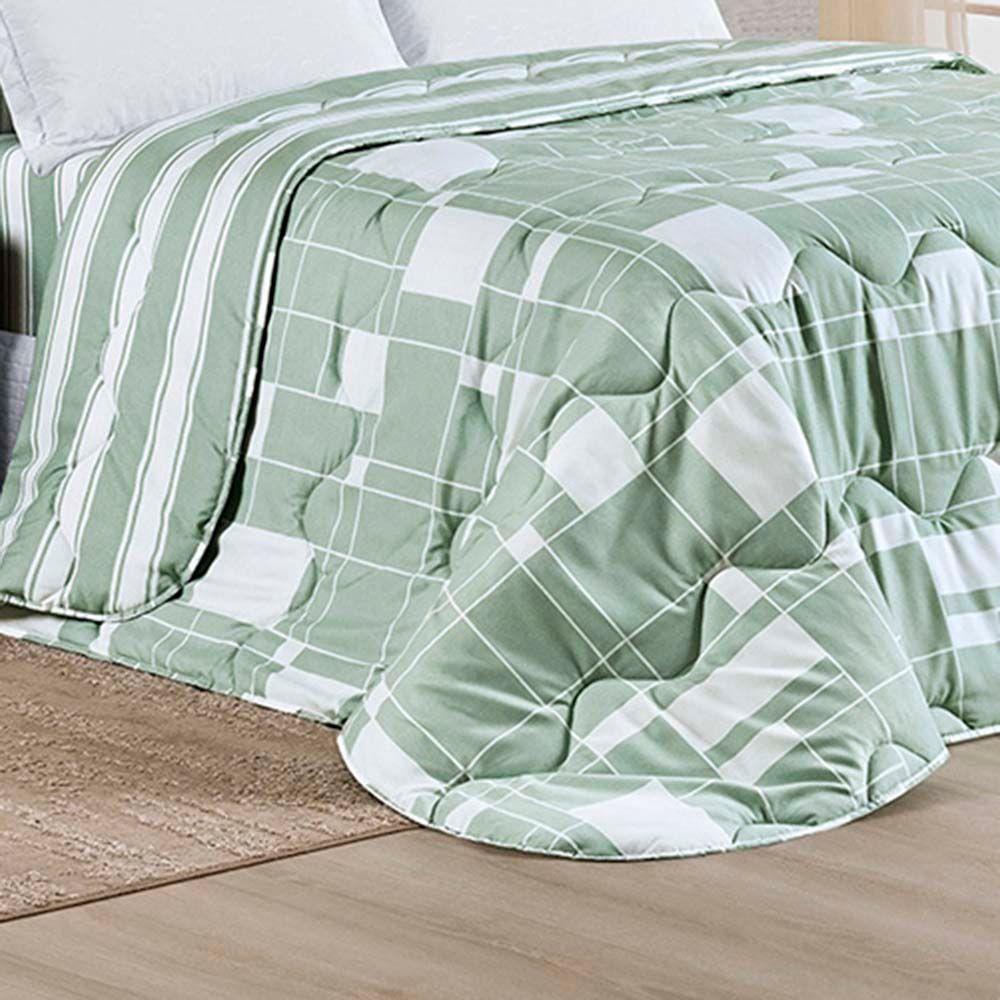 Edredom Benim Super King 01 Peça Micropercal 400 Fios Dupla Face Estampado - Adria - 100% Poliéster - 3