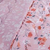 Edredom Benim King 01 Peça Micropercal 400 Fios Dupla Face Estampado - Flora Rosa - 100% Poliéster - 2