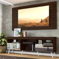 Rack Com Painel Tv 65" Retrô Com Espelho Flórida Multimóveis V3138 Duna/Branco Duna/Branco - 8