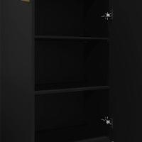 Armário Multiuso Luna Preto Fosco - Kits Paraná - 2