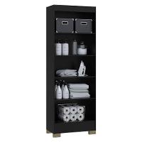 Armário Multiuso Luna Preto Fosco - Kits Paraná - 3