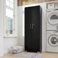 Armário Multiuso Luna Preto Fosco - Kits Paraná