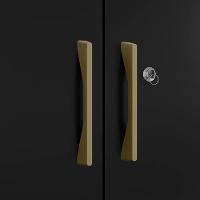 Armário Multiuso Luna Preto Fosco - Kits Paraná - 5