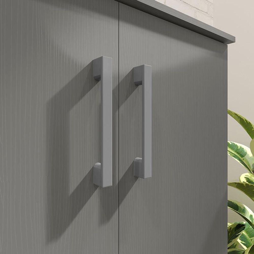 Armário Multiuso Brisa Gris Fosco - Kits Paraná - 3