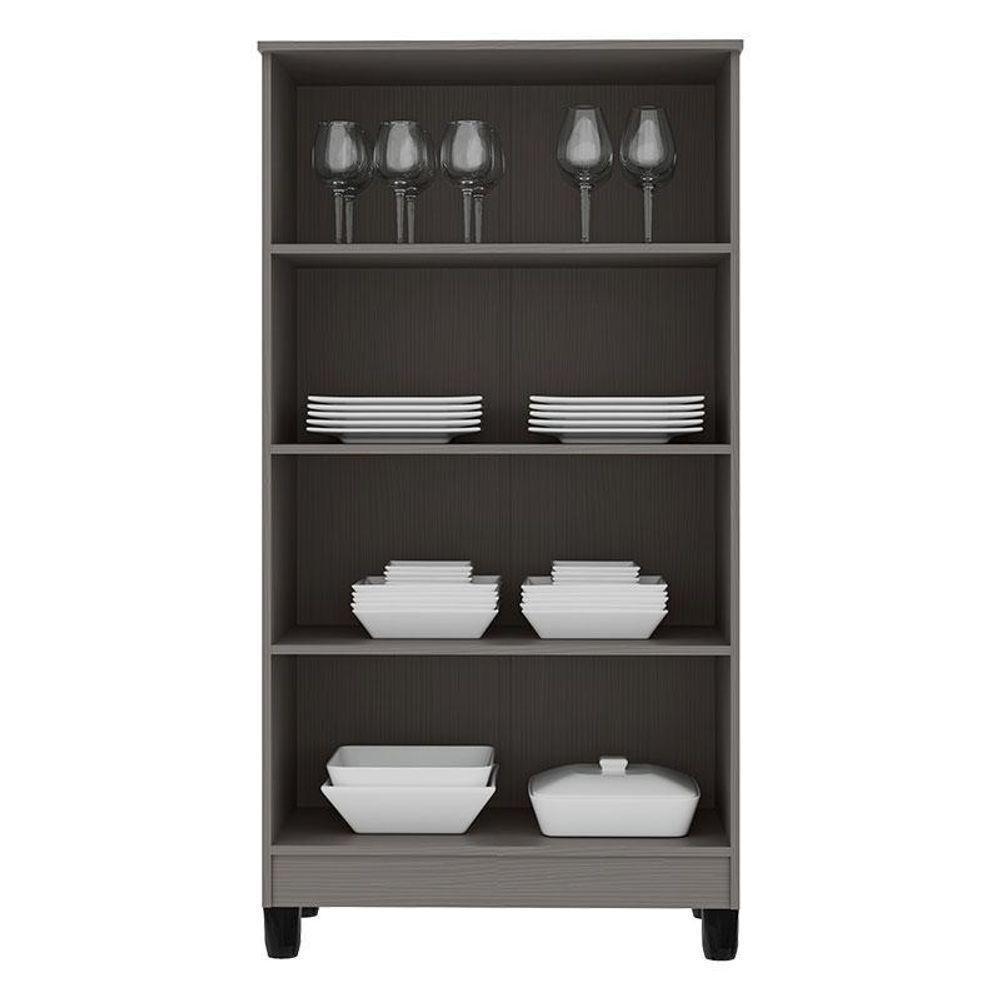 Armário Multiuso Brisa Gris Fosco - Kits Paraná - 5