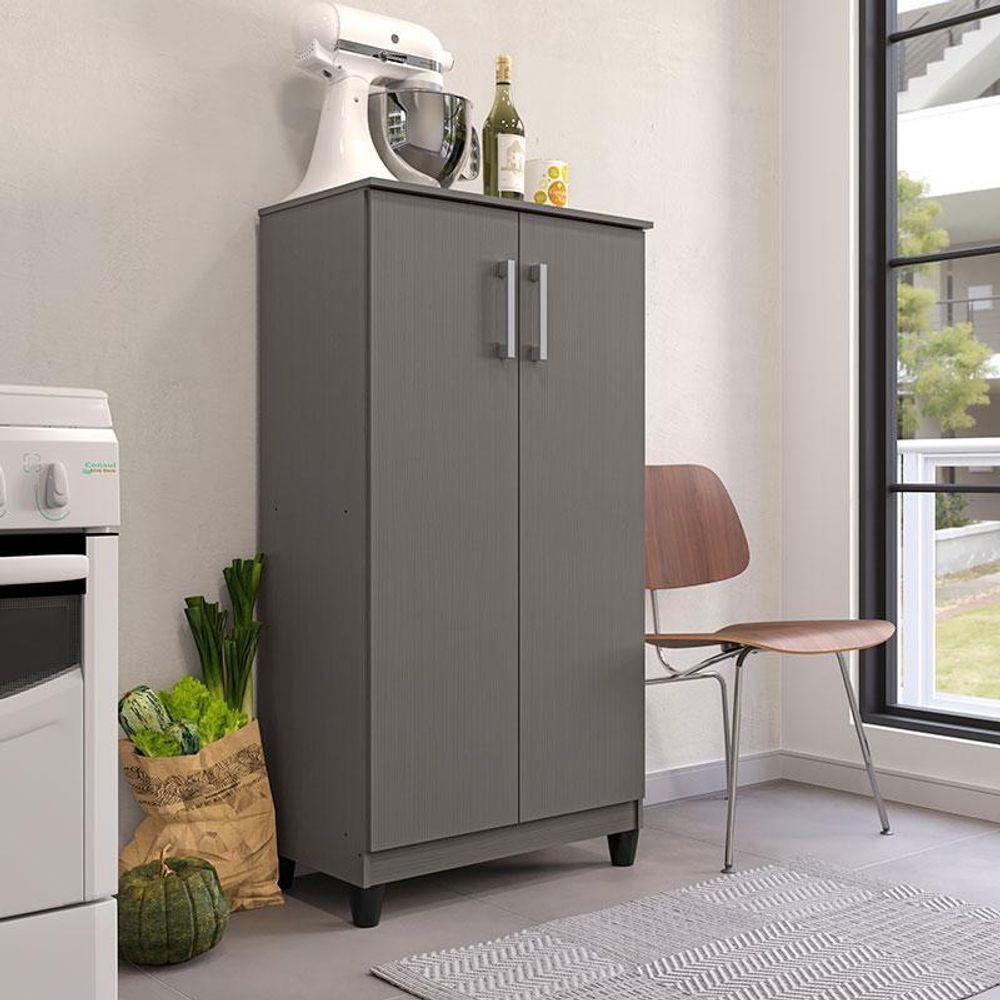 Armário Multiuso Brisa Gris Fosco - Kits Paraná - 6