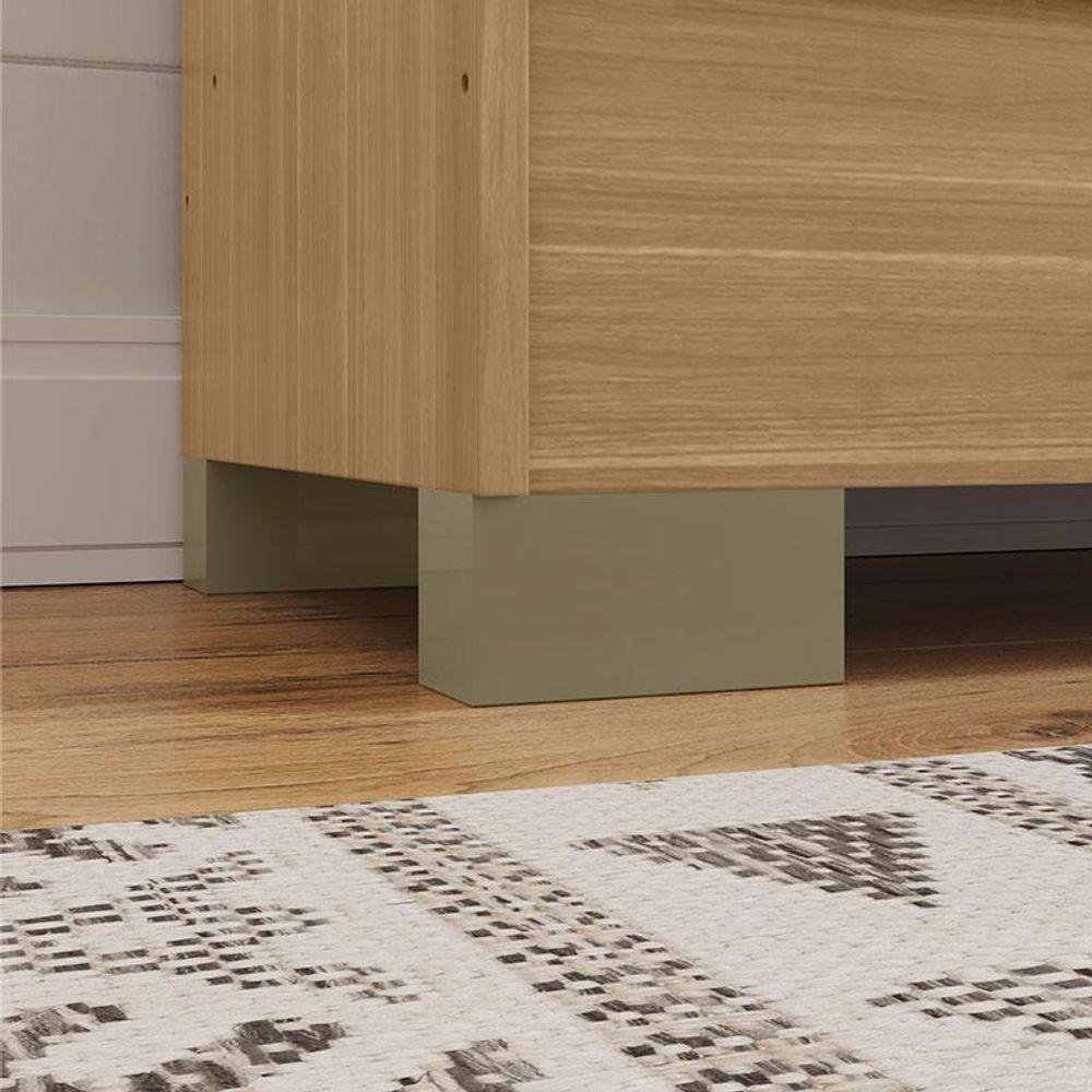 Armário Multiuso Luna Freijó Off White Fosco - Kits Paraná - 4