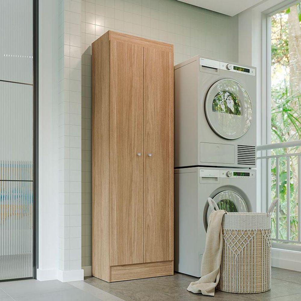 Armário Multiuso Aura Freijó Fosco - Kits Paraná - 6