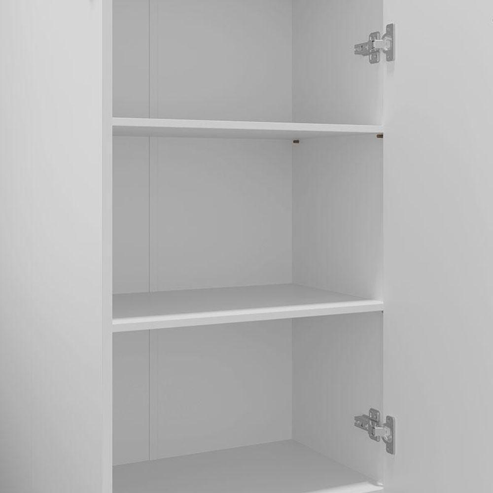 Armário Multiuso Luna Branco Fosco - Kits Paraná - 5