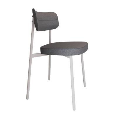 Cadeira Alloa Fixa Com 4 Pés 50 X 44,7 X 83,8 Cm Com 1 Unidade Corriente Cinza