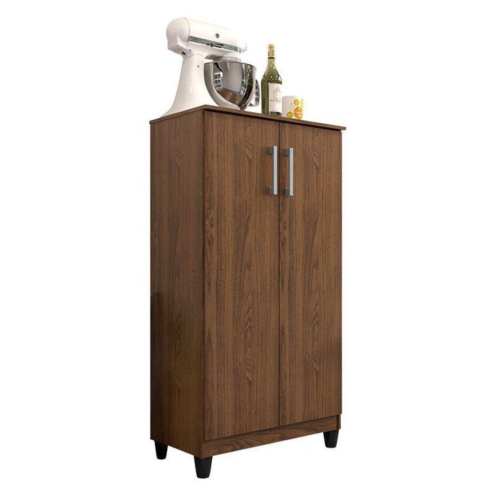 Armário Multiuso Brisa Nogueira Fosco - Kits Paraná - 1