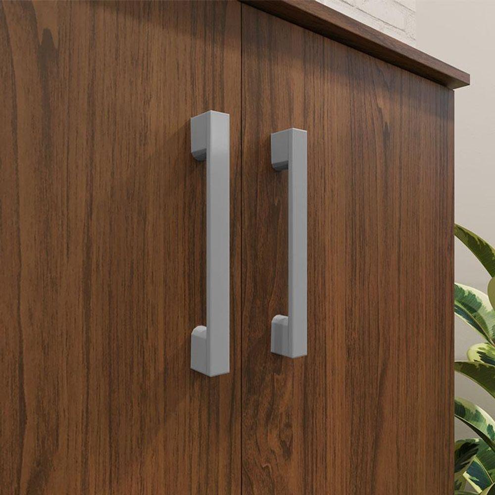 Armário Multiuso Brisa Nogueira Fosco - Kits Paraná - 3