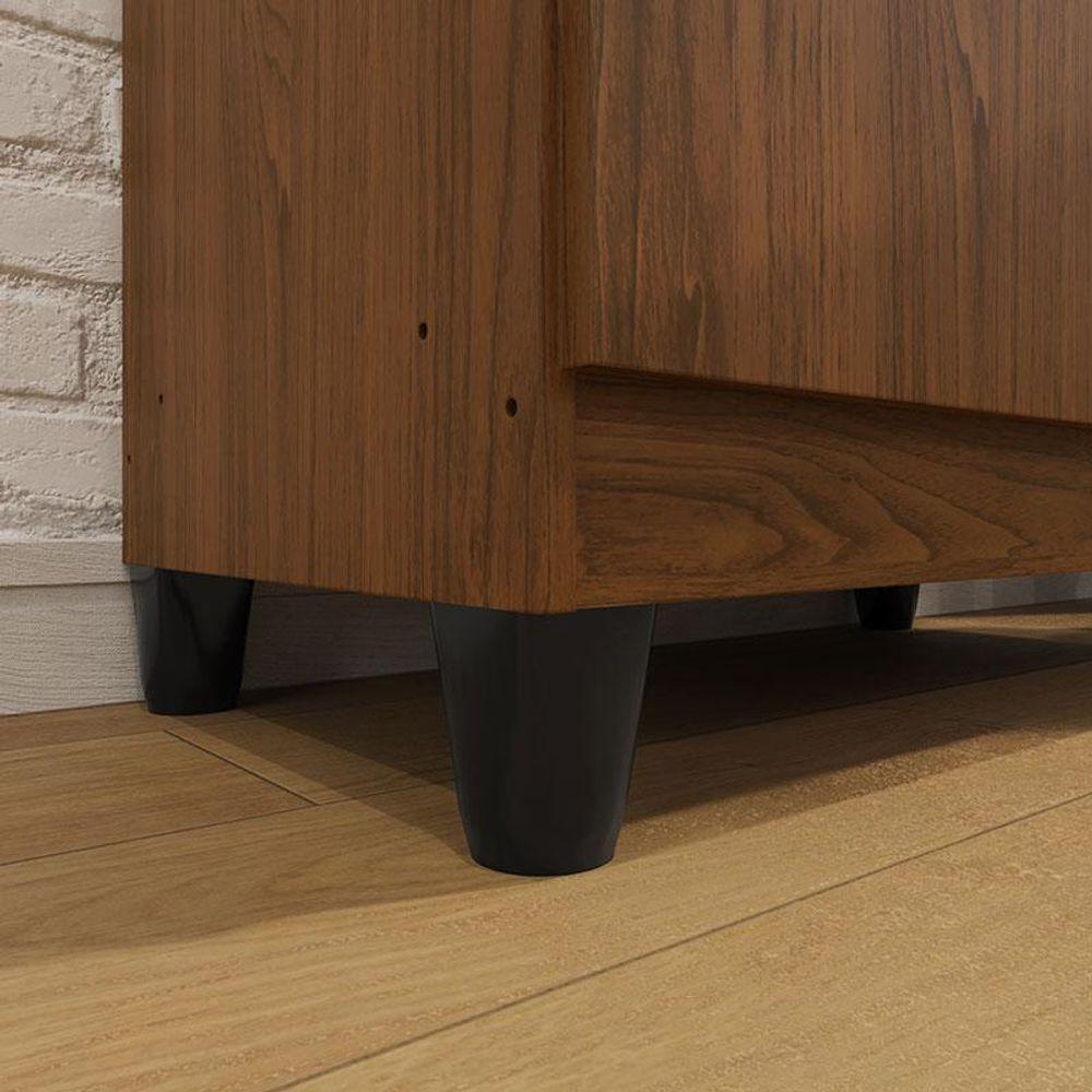 Armário Multiuso Brisa Nogueira Fosco - Kits Paraná - 4