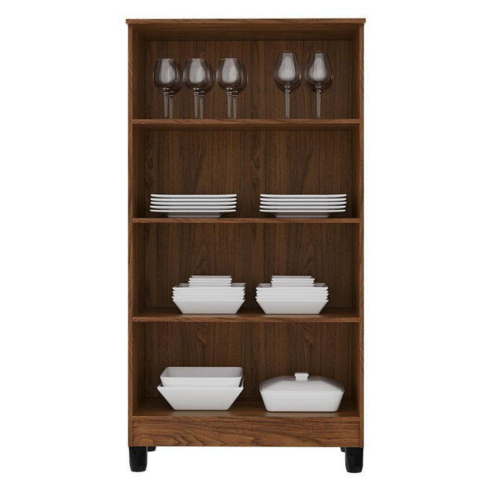 Armário Multiuso Brisa Nogueira Fosco - Kits Paraná - 5