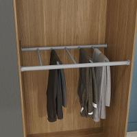 Guarda Roupa Casal Ipê 6 Portas Freijó Gris Fosco - Kits Paraná - 6