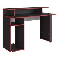Mesa Gamer Com 1 Porta Revistas Multimóveis Cr25236 Preto Preto - 4
