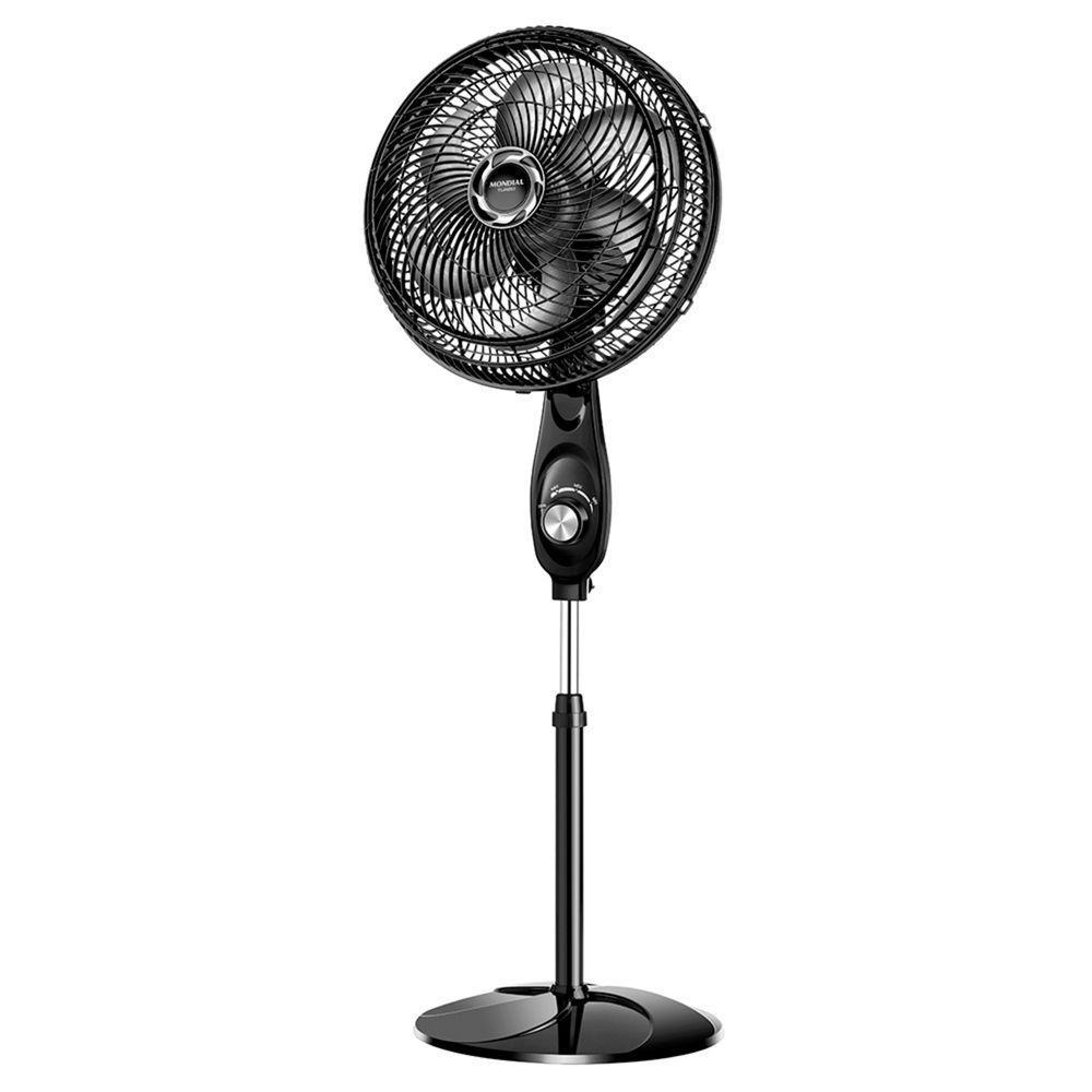 Ventilador De Coluna Mondial 30cm 6 Pás Turbo VT-30C-NB Preto Prata 220V - 1
