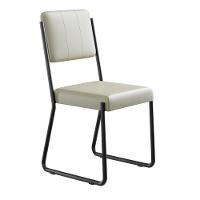 Conjunto 2 Cadeiras De Jantar Next Tecido Courino Bege Saara Estrutura Preta - 5