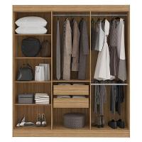 Guarda Roupa Casal Ipê 6 Portas Freijó Fosco - Kits Paraná - 3