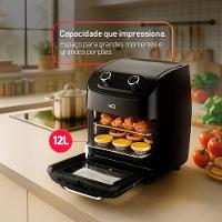 Fritadeira Sem Óleo AirFryer  12 litros HQ-AFO12LMVG 220V - 6