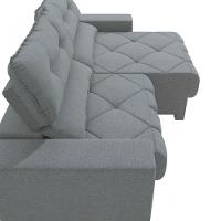 Sofá Retrátil Kappesberg Sander Linho Cinza - 7