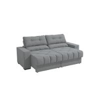 Sofá Retrátil Kappesberg Sander Linho Cinza - 8