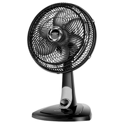 Ventilador De Mesa Mondial 30cm 6 Pás Turbo VT-30-NB Preto Prata 110V