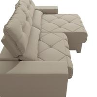 Sofá Retrátil Kappesberg Sander Suede Bege - 5