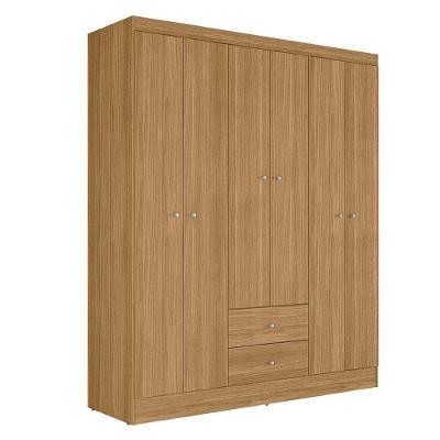 Guarda Roupa Casal Versa 6 Portas Freijó Fosco - Kits Paraná