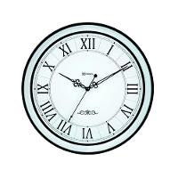 Relógio De Parede Números Romanos Preto Fosco Herweg 6870 único - 1