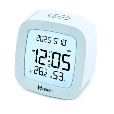 Despertador Digital Branco Herweg 2996 único