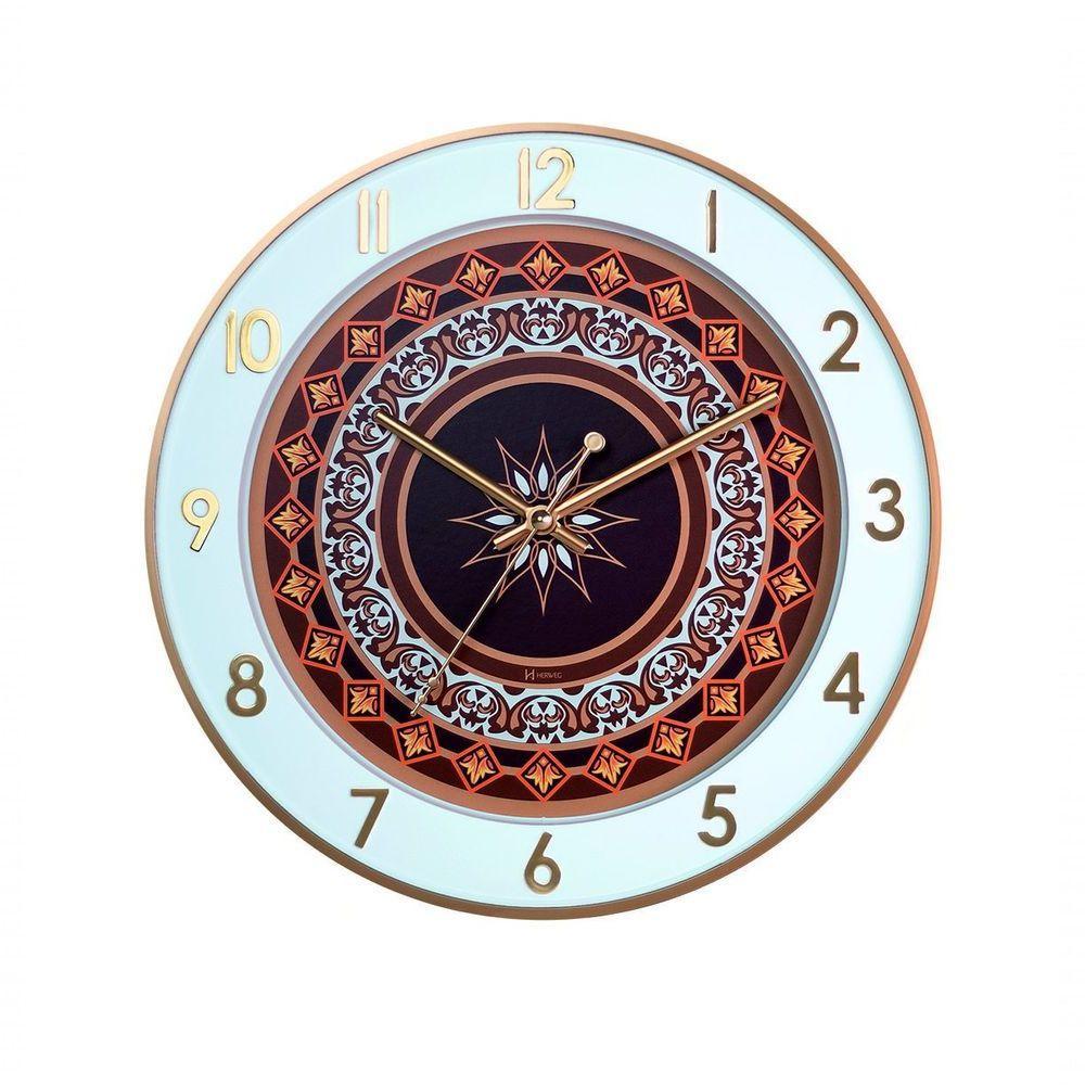 Relógio De Parede Dourado Herweg 6874 único - 1