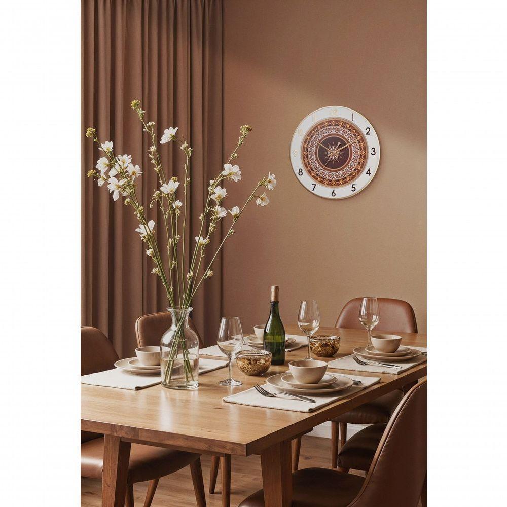 Relógio De Parede Dourado Herweg 6874 único - 2