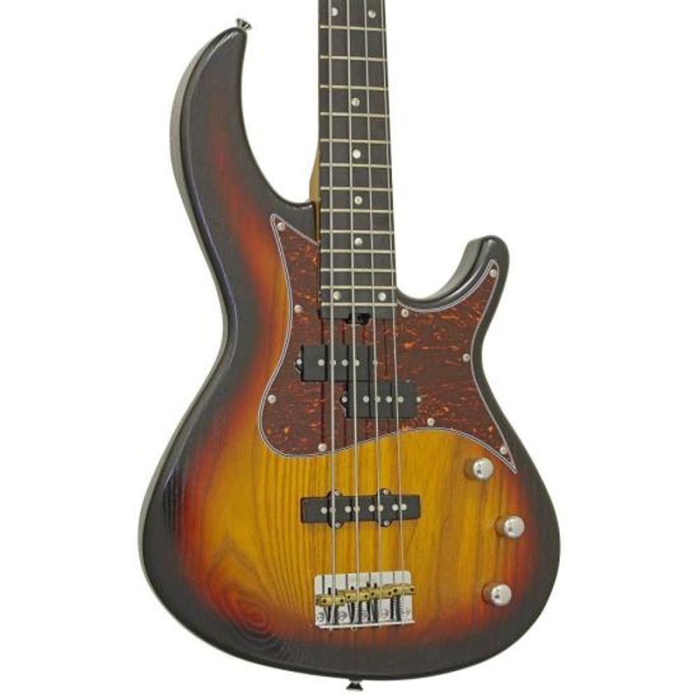 Contrabaixo Aria 313-mk2 Detroit 4 Cordas Open-pore Sunburst - 3