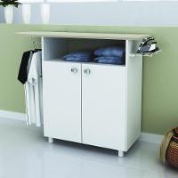 Tábua De Passar Roupa Com Armário 2 Portas Cr30007 Branca - 1