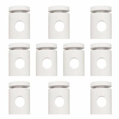 Kit-10 Desviador De Cabo Para Lustres E Pendentes E Luminária Md-6005/10 Branco