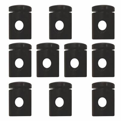 Kit-10 Desviador De Cabo Para Lustres E Pendentes E Luminária Md-6005/10 Preto