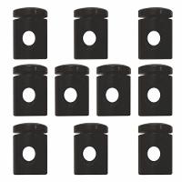 Kit-10 Desviador De Cabo Para Lustres E Pendentes E Luminária Md-6005/10 Preto - 1