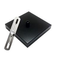 Kit/3 Canopla Lustre Pendente Quadrado Md-1005 12x12x2cm Preto - 2
