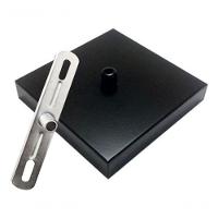 Kit/3 Canopla Lustre Pendente Quadrado Md-1005 12x12x2cm Preto - 4