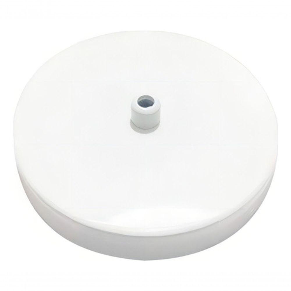 Kit/10 Canopla Lustre Pendente Cilíndrica Vivare Md-1004 11x1,2cm Branco - 3