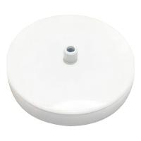 Kit/10 Canopla Lustre Pendente Cilíndrica Vivare Md-1004 11x1,2cm Branco - 3