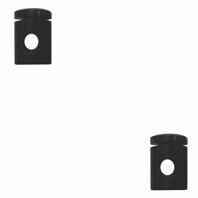 Kit-2 Desviador De Cabo Para Lustres E Pendentes E Luminária Md-6005/2 Preto