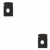 Kit-2 Desviador De Cabo Para Lustres E Pendentes E Luminária Md-6005/2 Preto - 1