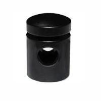 Kit-2 Desviador De Cabo Para Lustres E Pendentes E Luminária Md-6005/2 Preto - 2