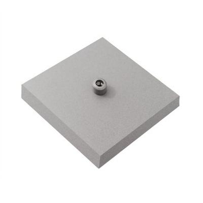 Kit/5 Canopla Lustre Pendente Quadrado Md-1005 12x12x2cm Cinza