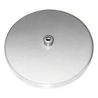 Canopla Lustre Pendente Cilíndrica Vivare Md-1004 11x1,2cm Prata - 3